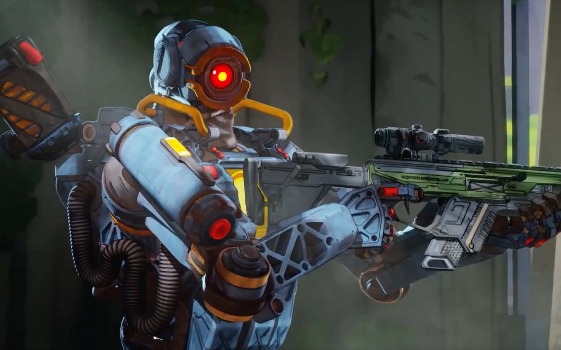 Pathfinder, Apex Legends, biomechanical suit, Full HD Desktop Wallpaper