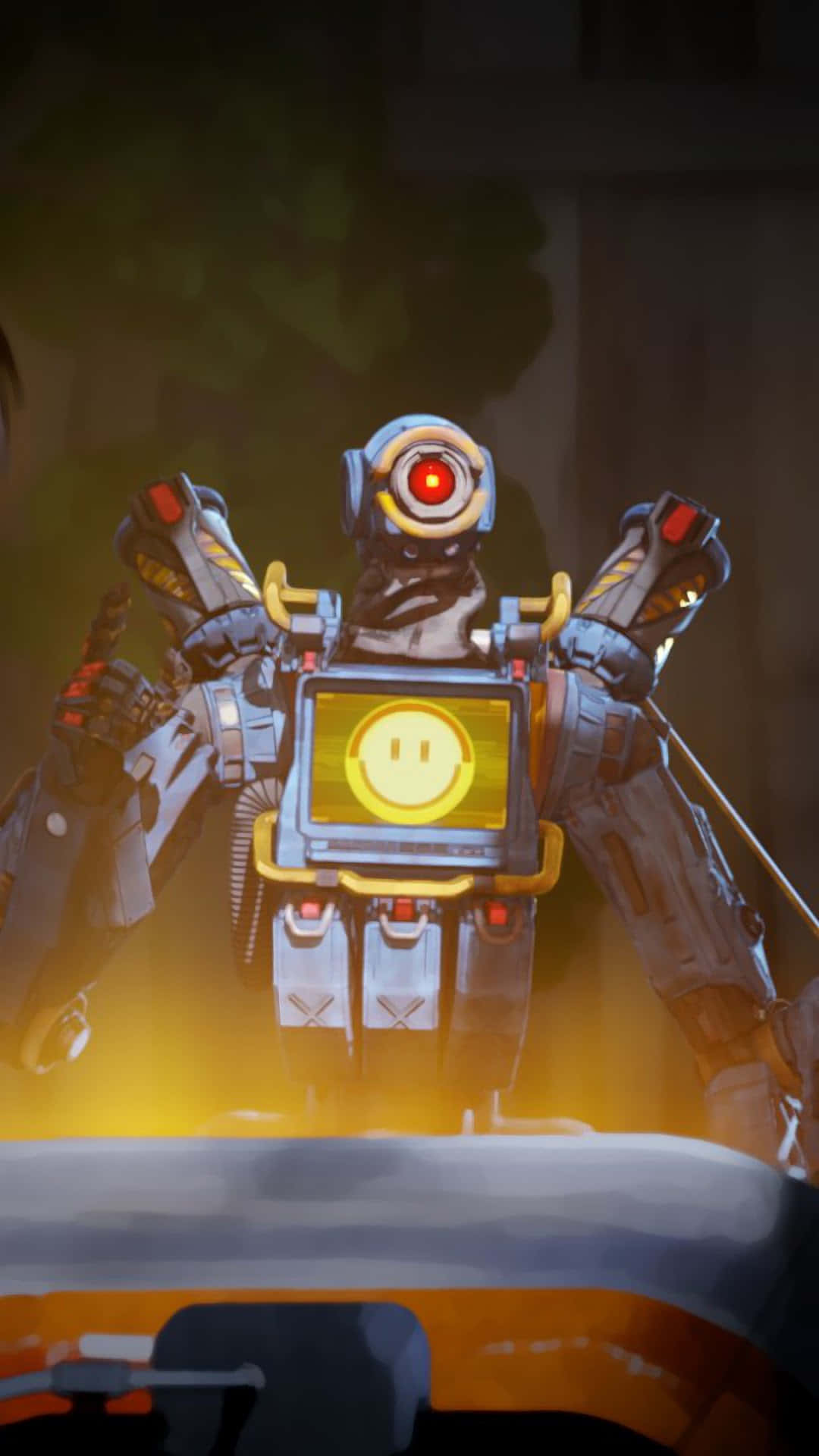 Pathfinder, Apex Legends, glowing robot, Full HD Phone Wallpaper