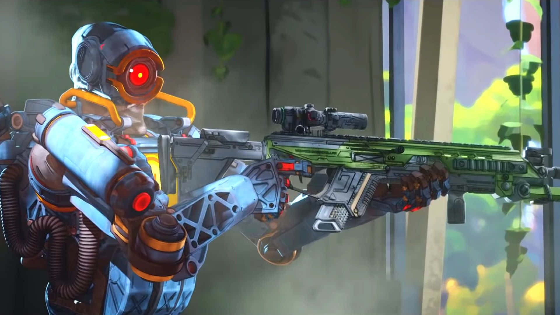 Pathfinder, Apex Legends, futuristic soldier, Full HD Desktop Wallpaper