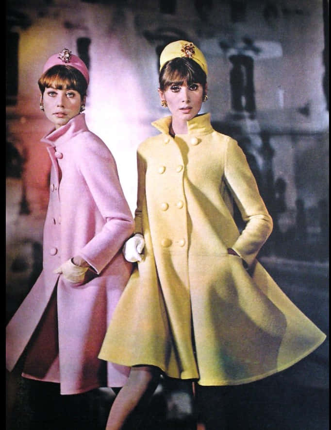 Patou, vintage patou coat dresses, 1960s coats, SD Phone Wallpaper