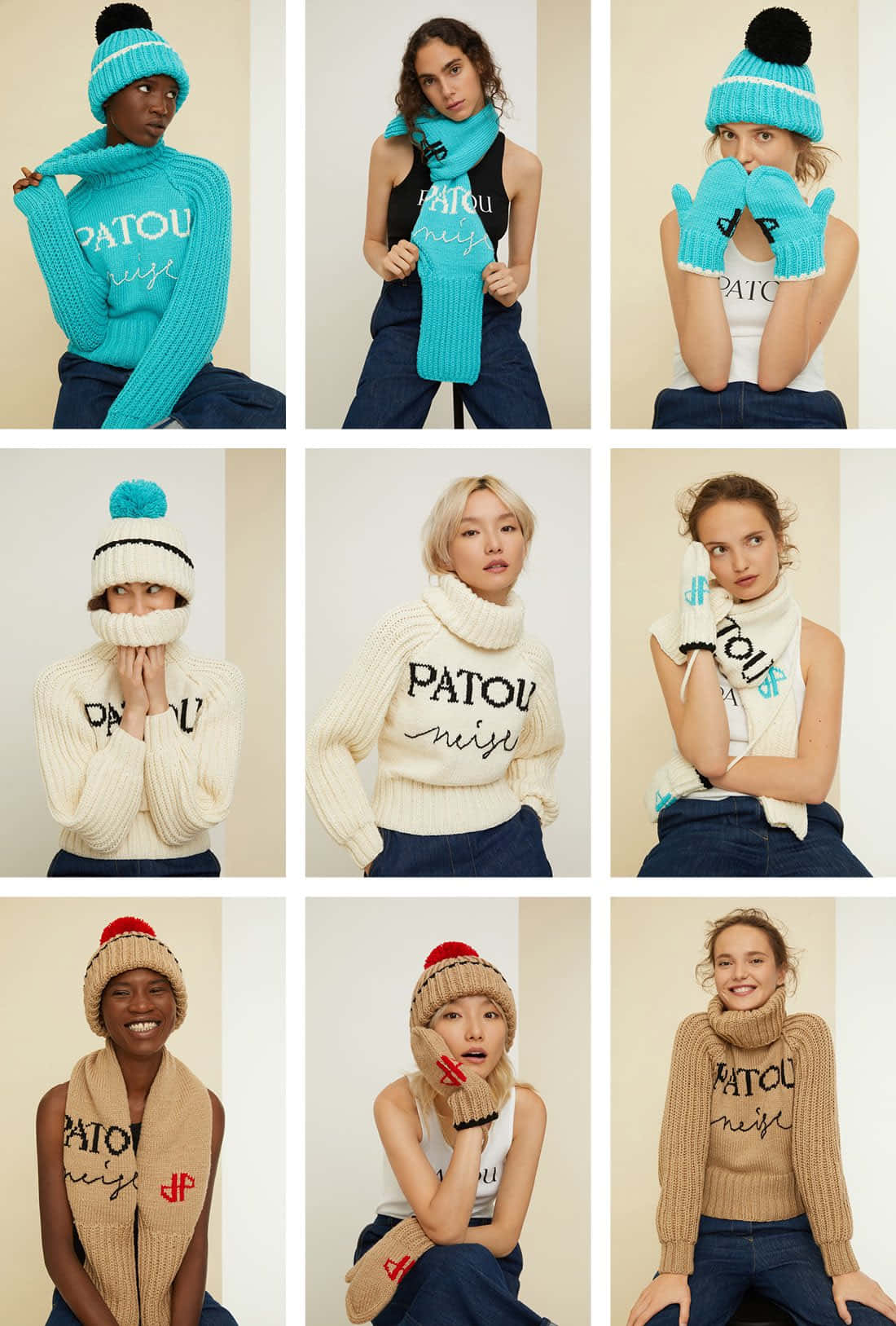 Patou, wool jumpers, teal, HD Phone Wallpaper