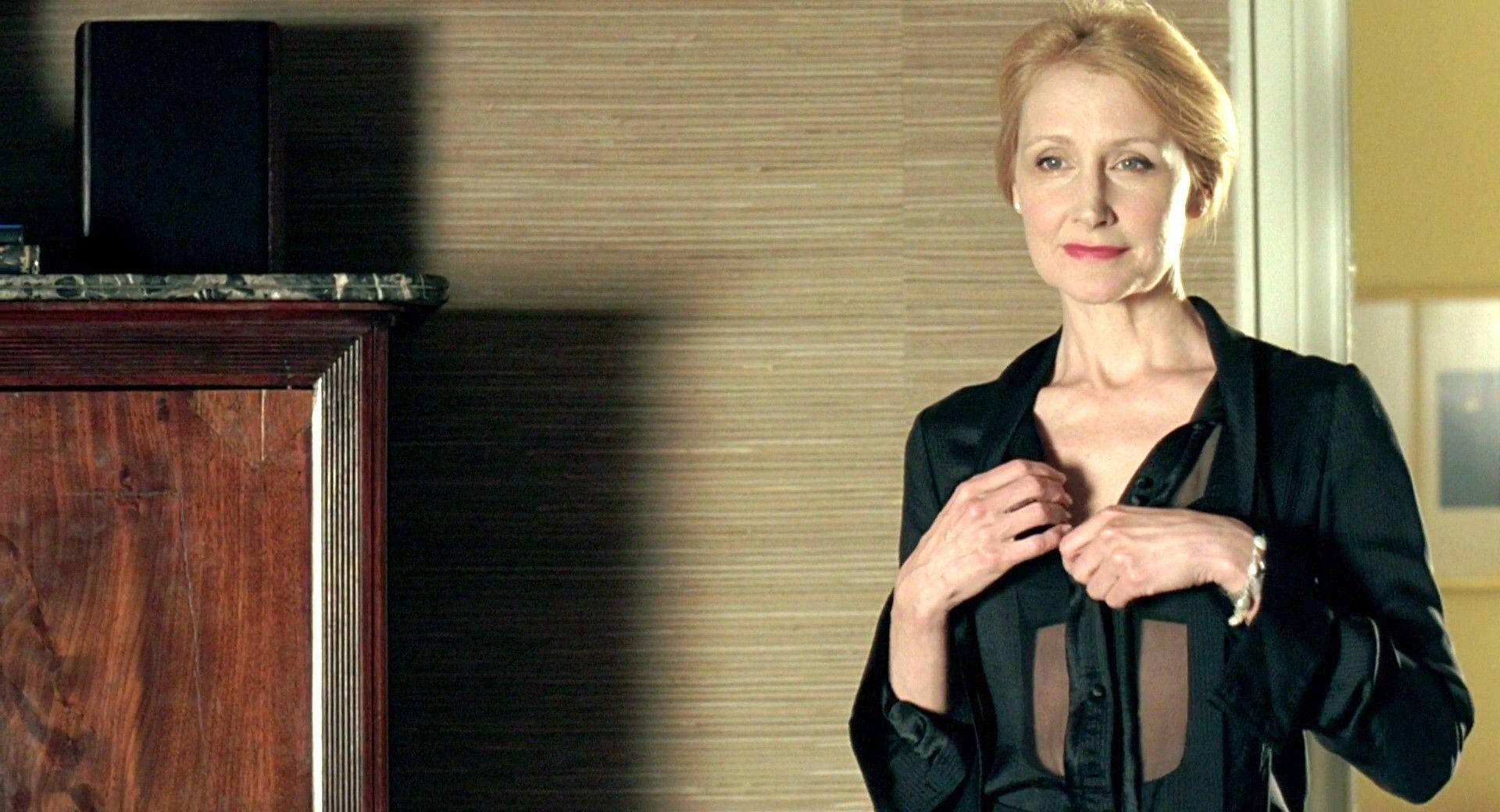 Patricia Clarkson, elegy, black blouse, Full HD Desktop Wallpaper