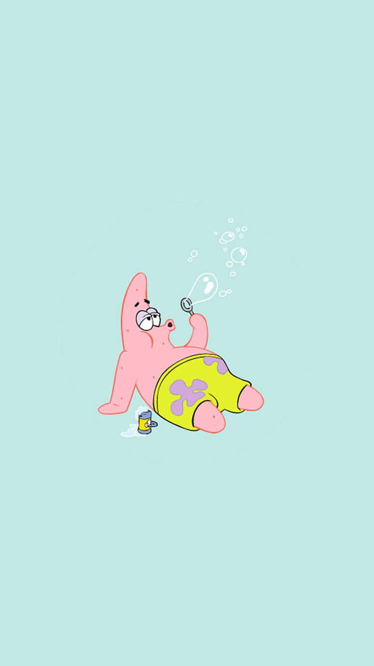 Patrick Star, pink starfish, green shorts, HD Phone Wallpaper