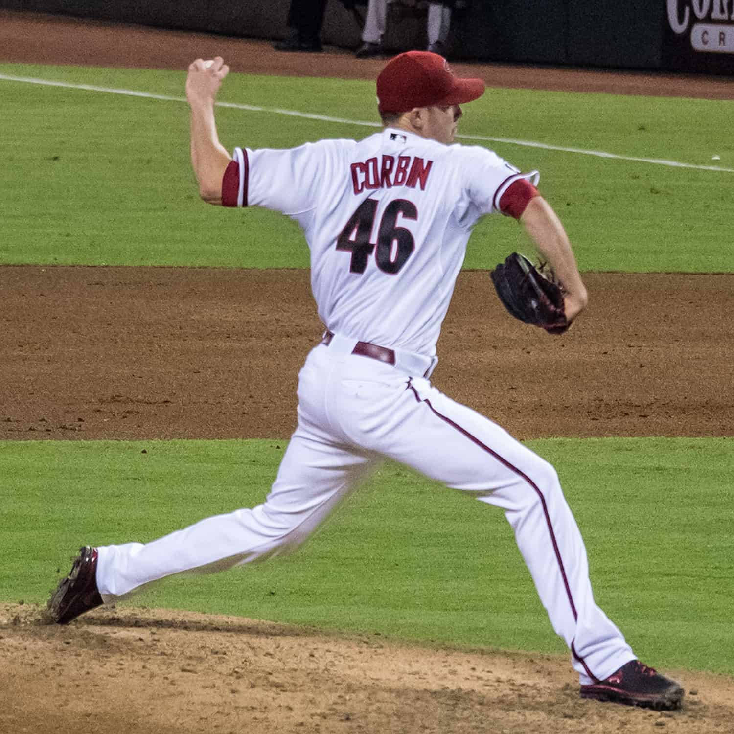 Patrick Corbin, white uniform, red accents, HD Desktop Wallpaper