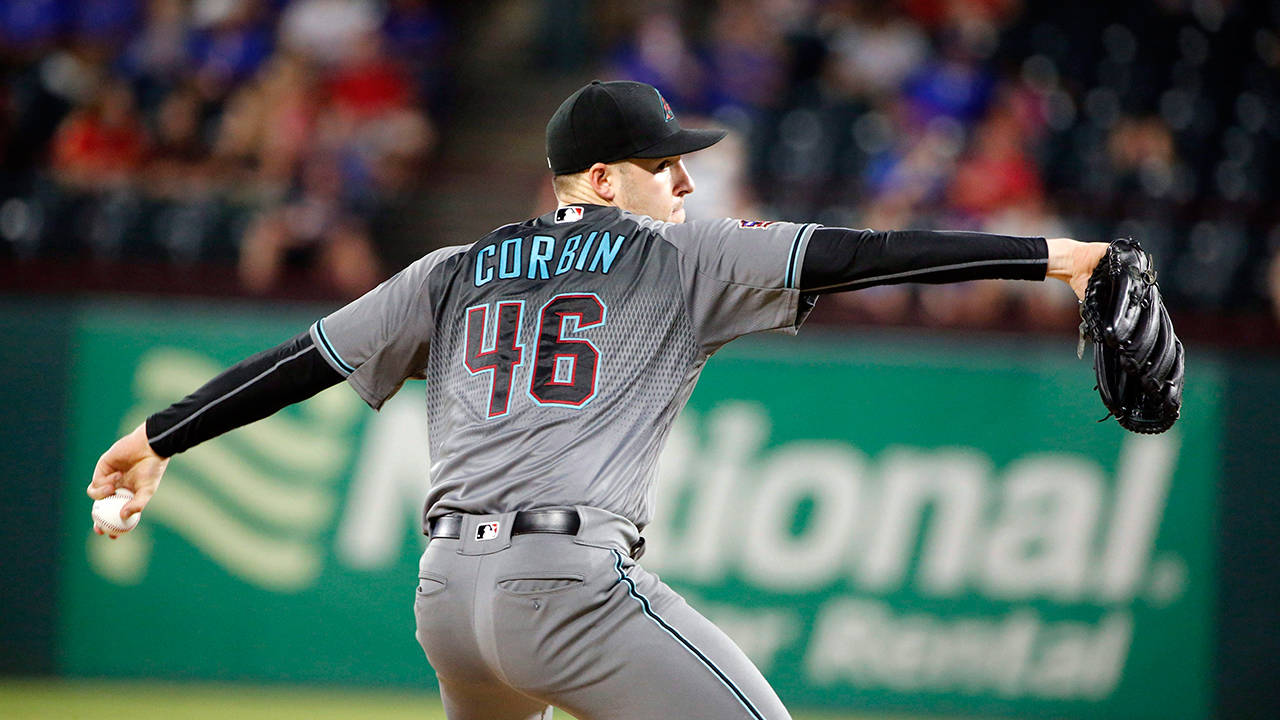 Patrick Corbin, gray uniform, mid-throw, HD Desktop Wallpaper