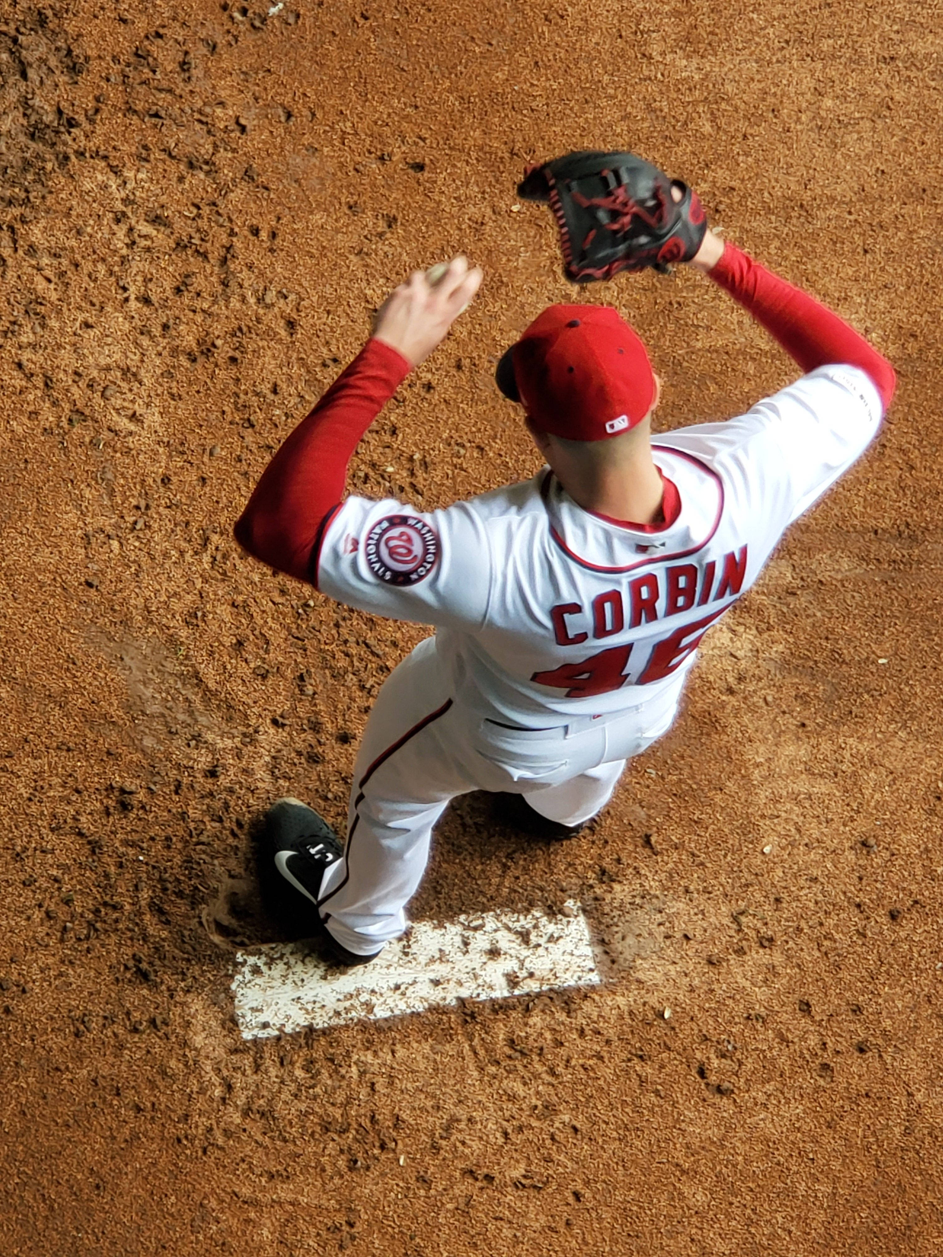 Patrick Corbin, white and red uniform, CORBIN, 4K Phone Wallpaper