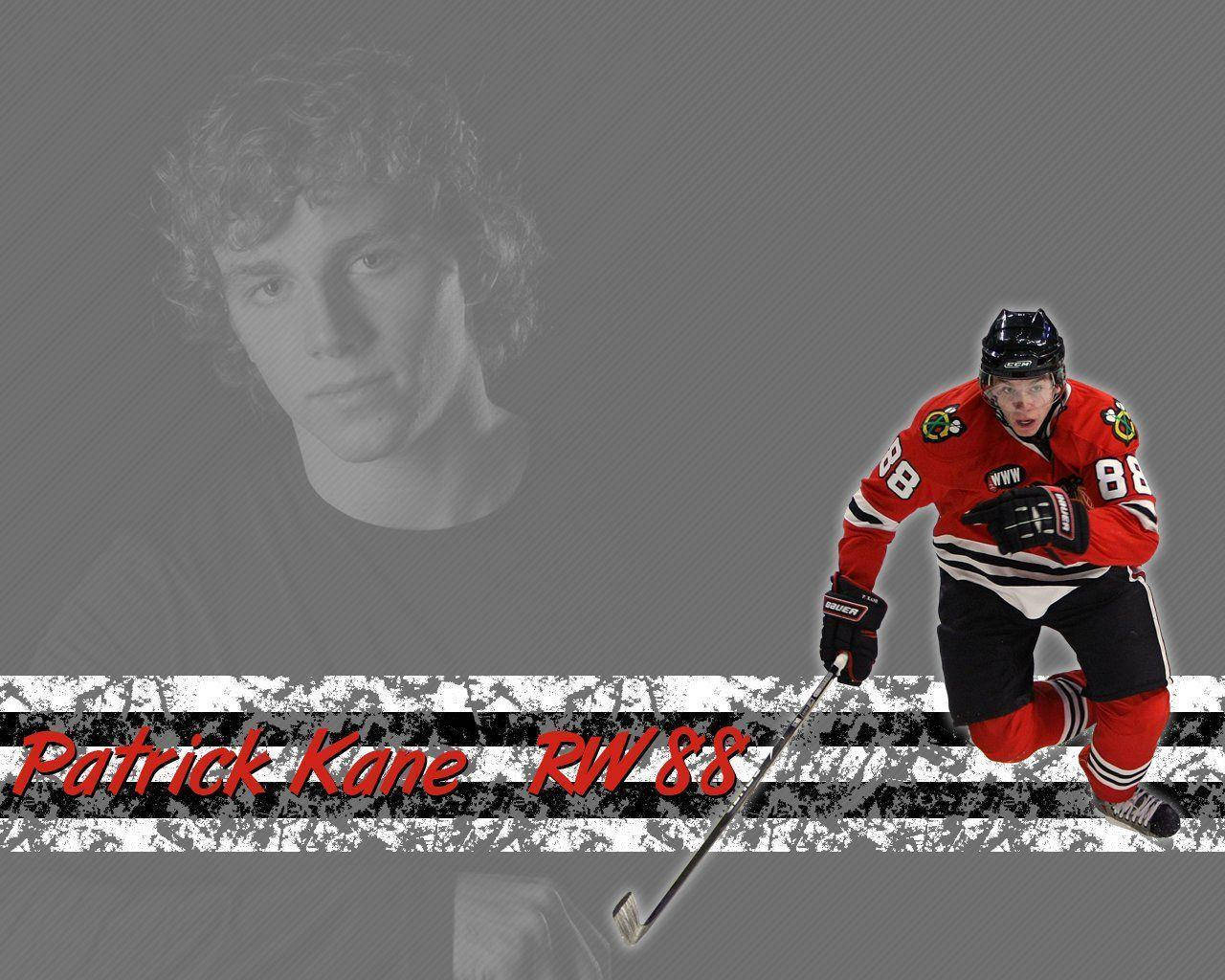 Patrick Kane, right wing forward, red Blackhawks jersey, HD Desktop Wallpaper