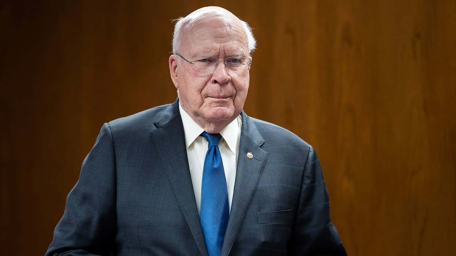 Patrick Leahy, dark suit, blue tie, HD Desktop Wallpaper