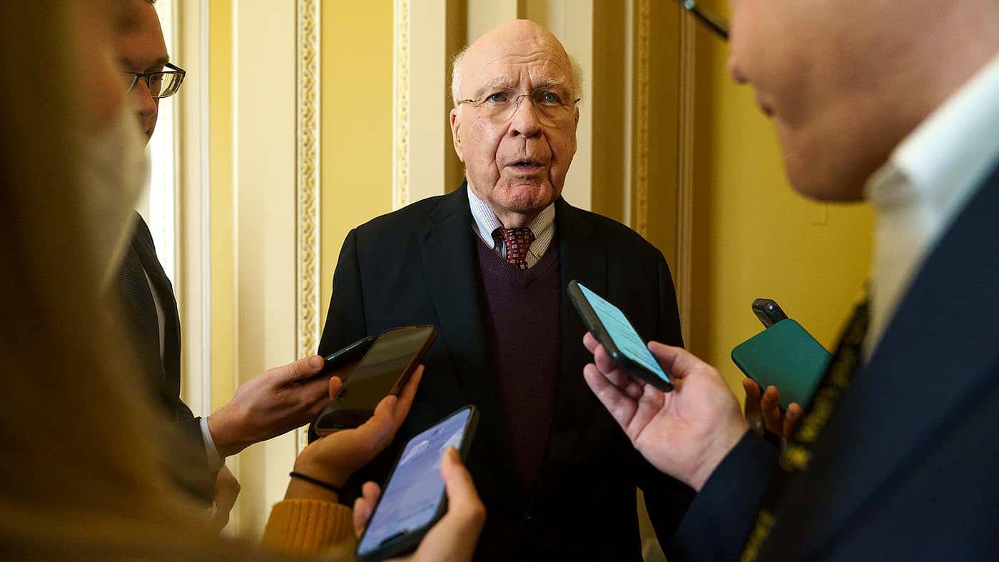 Patrick Leahy, suit, glasses, HD Desktop Wallpaper