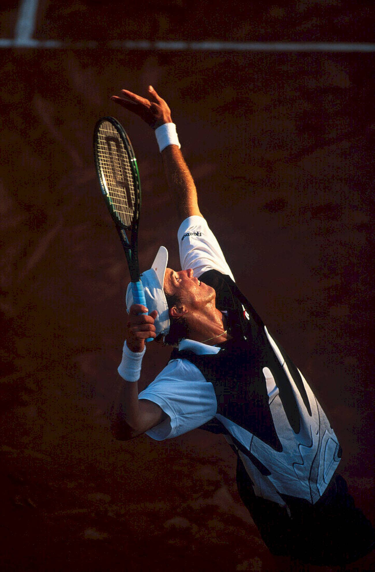 Patrick Rafter, clay court, overhead smash, Full HD Phone Wallpaper