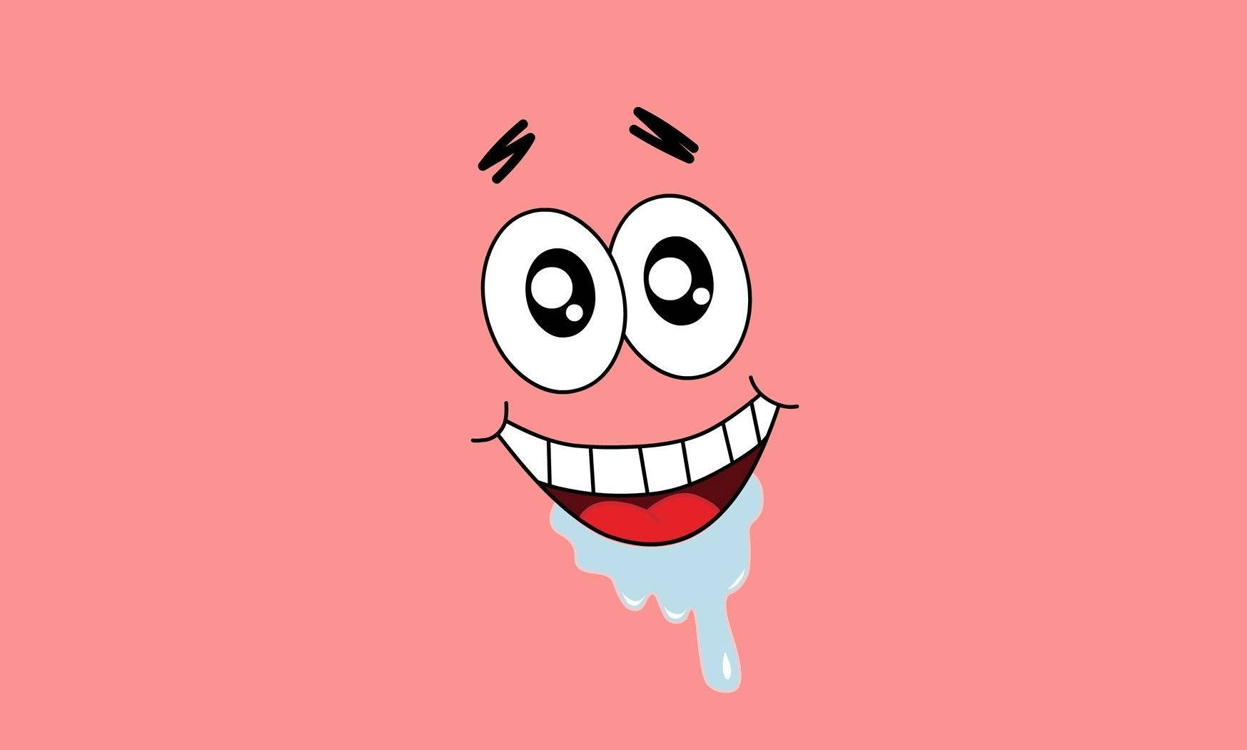 Patrick Star, pink face, wide eyes, HD Desktop Wallpaper