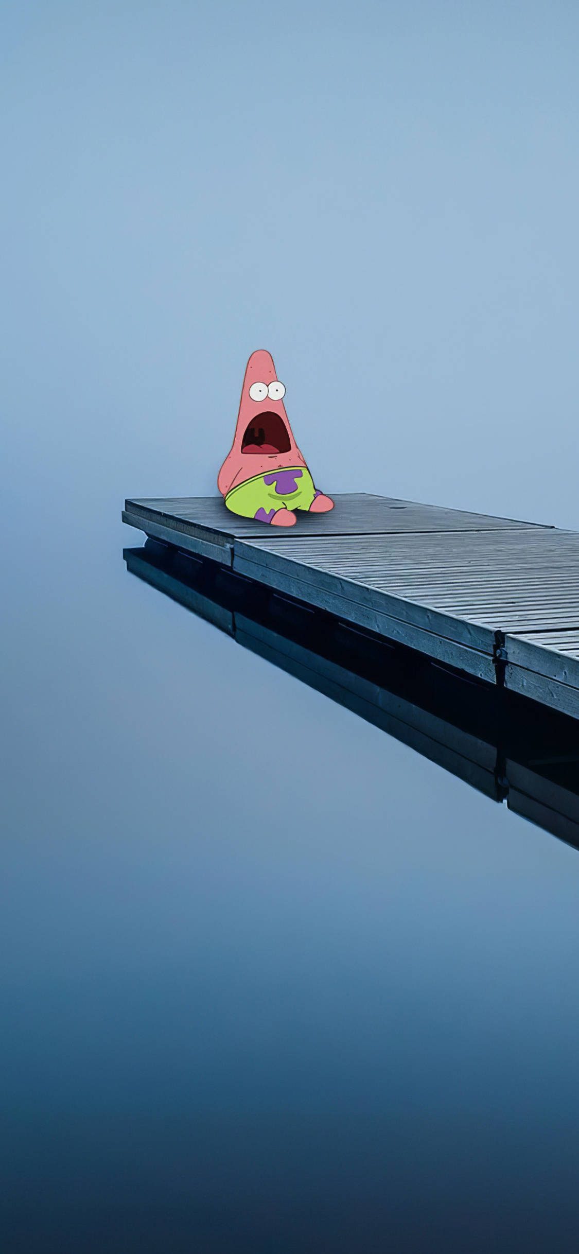 Patrick Star, iPhone X, pink, Full HD Phone Wallpaper