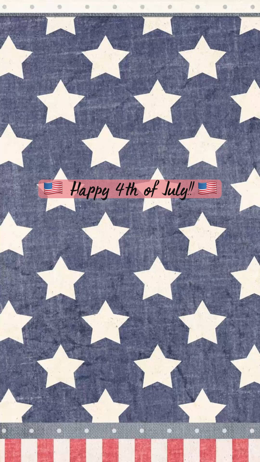 Fourth of July, Happy 4th of July, blue denim texture, Full HD Phone Wallpaper