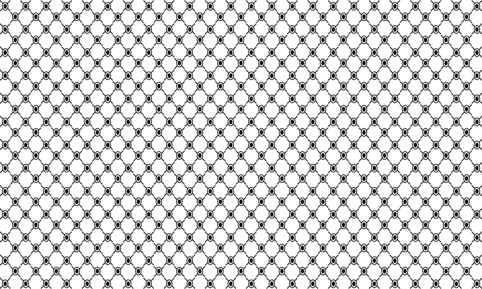connected oval dots, black and white, geometric pattern, HD Desktop Wallpaper