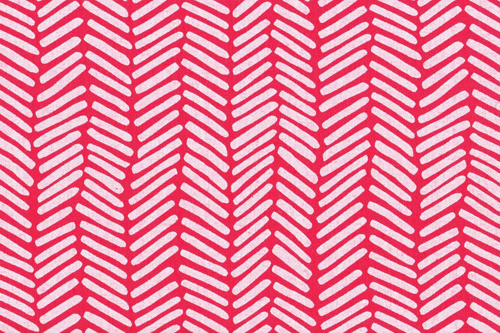 Mesmerizing Monochrome Geometric Patterns, vibrant pink fabric, repeating white herringbone pattern, HD Desktop Wallpaper