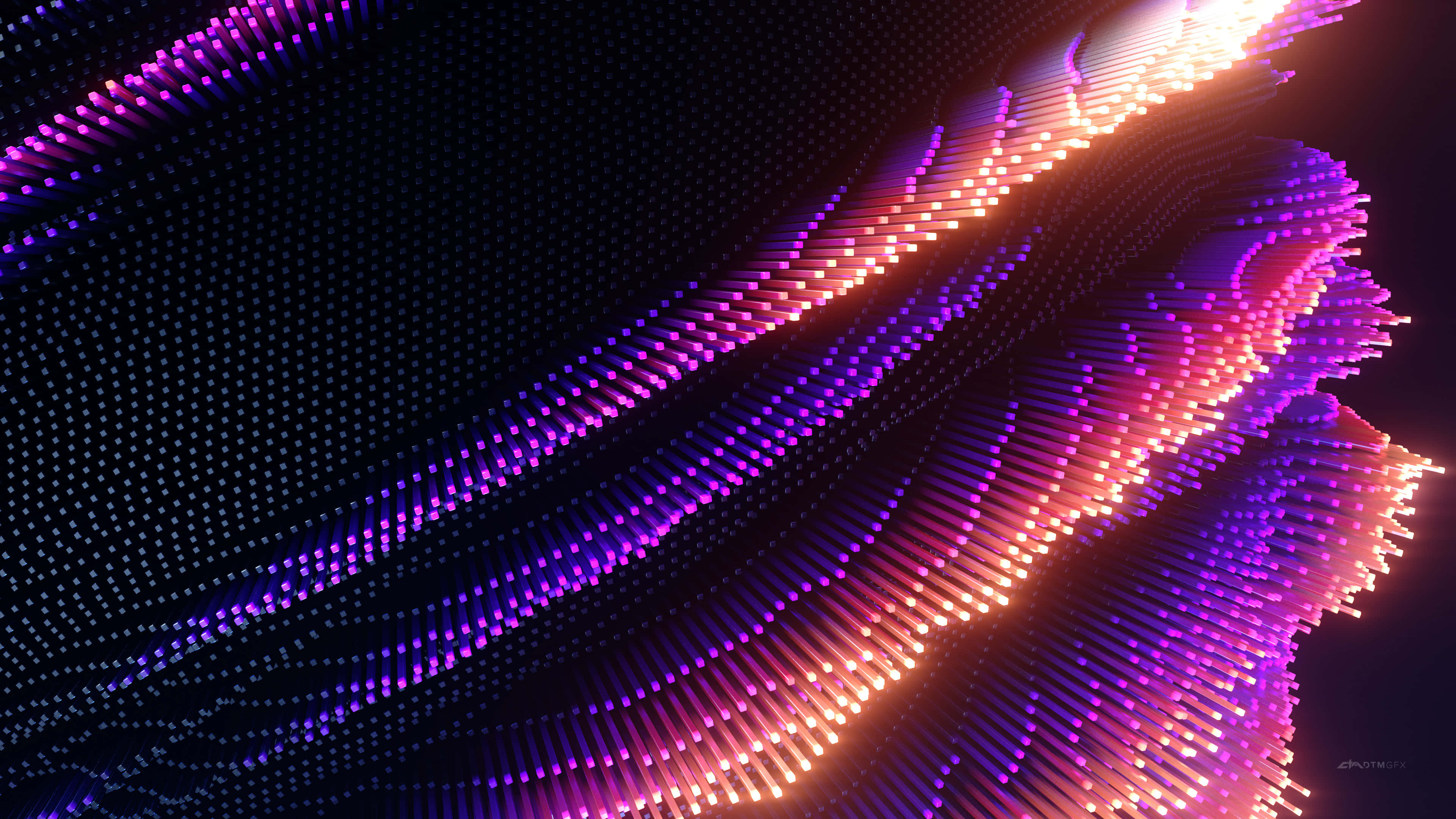 purple, blue, abstract pattern, 4K Desktop Wallpaper