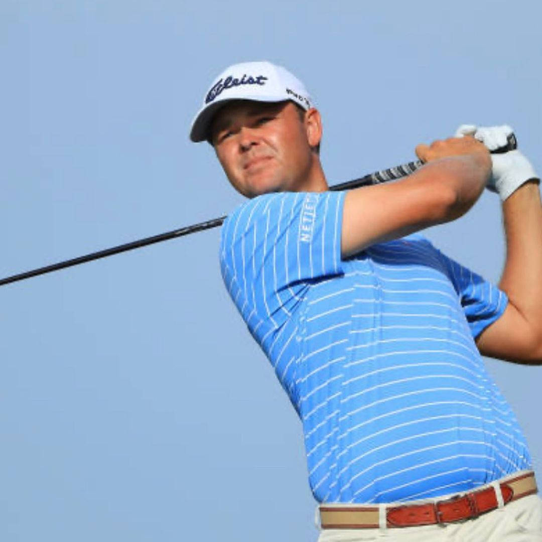 Patton Kizzire, blue striped shirt, white cap, SD Desktop Wallpaper