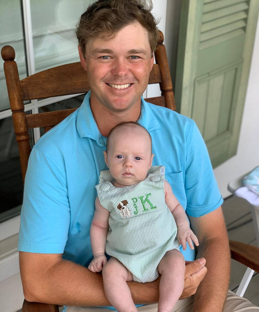 Patton Kizzire, blue polo, striped onesie, HD Phone Wallpaper