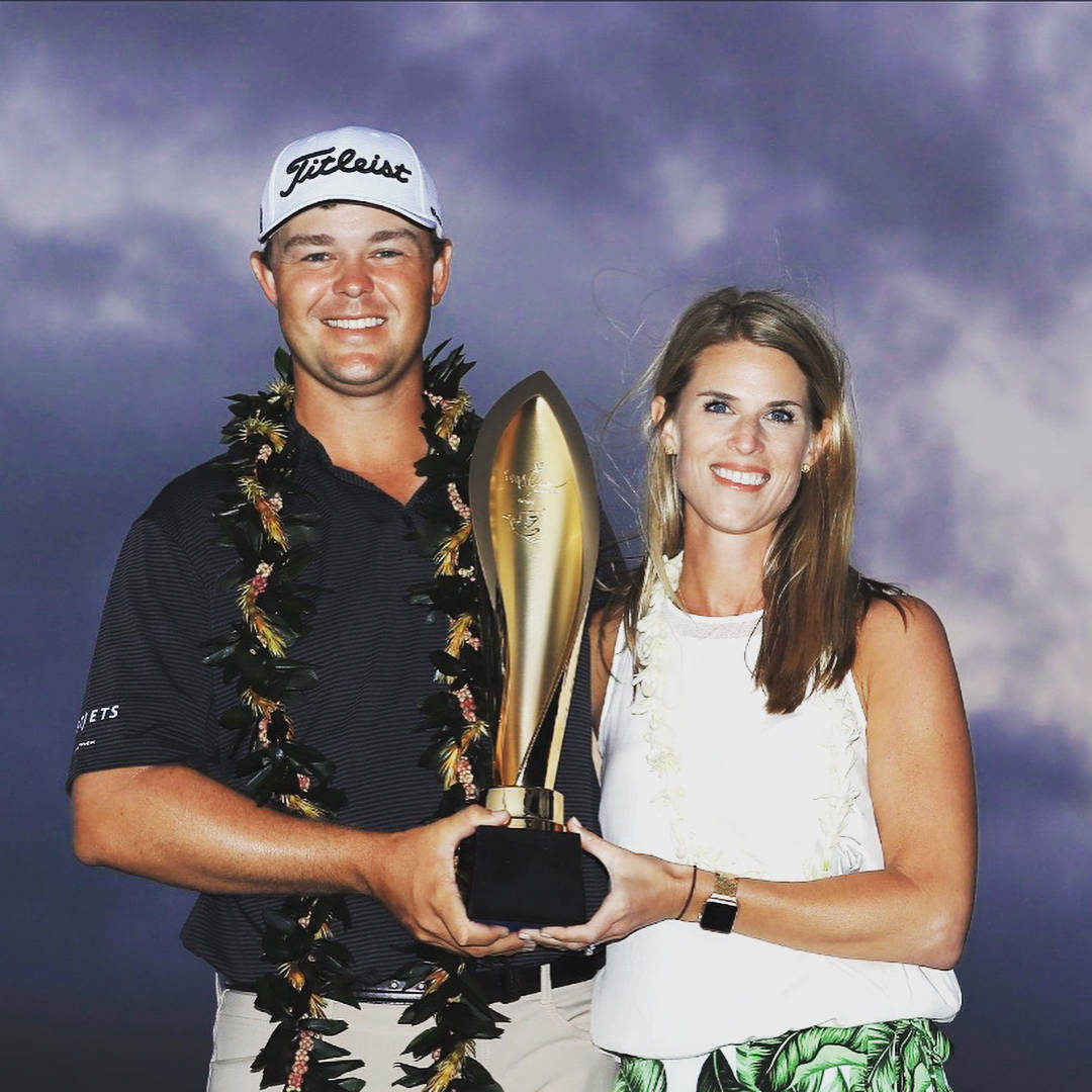 Patton Kizzire, golden trophy, cloudy purple sky, SD Desktop Wallpaper