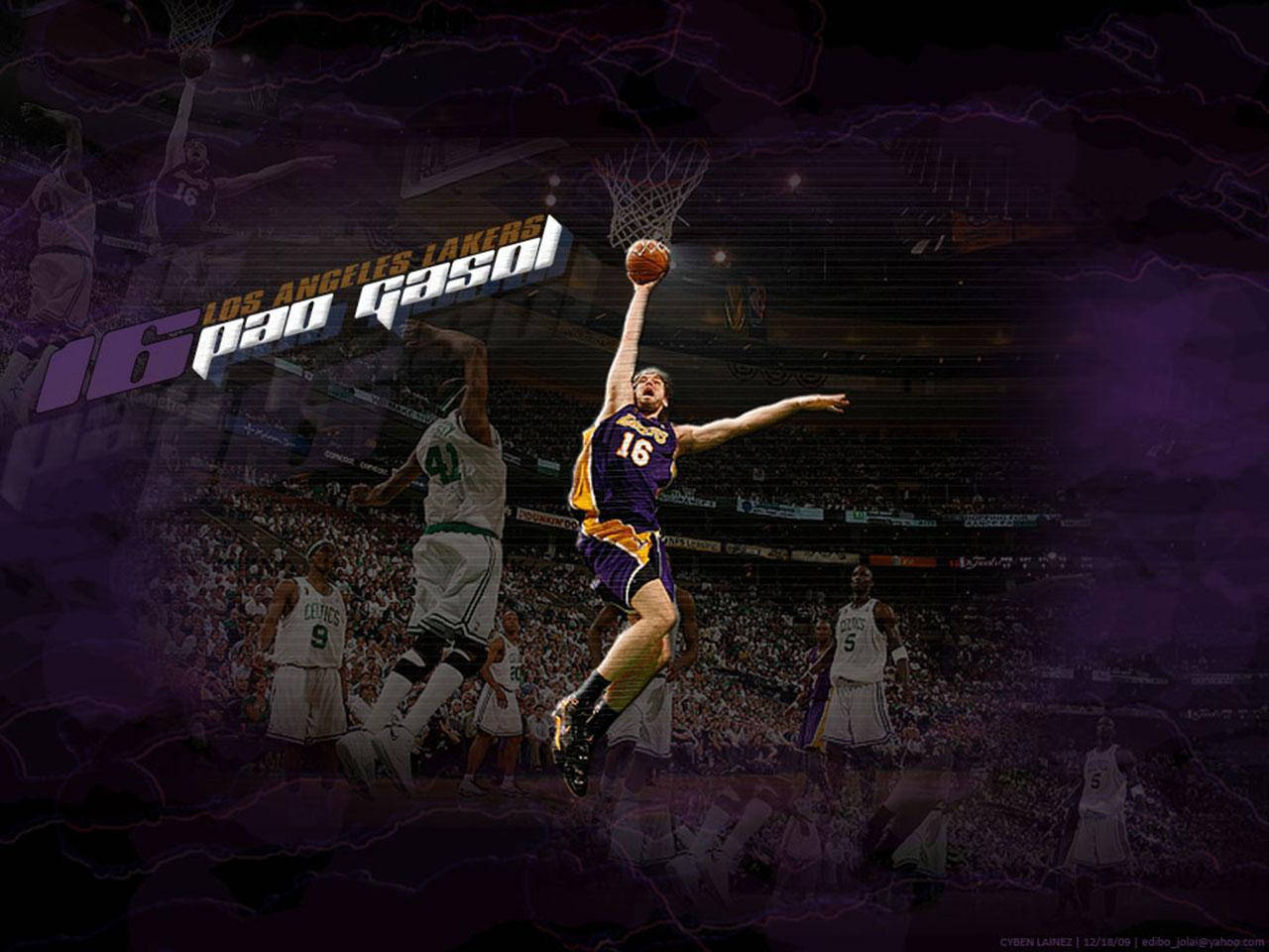 Pau Gasol, purple jersey, dark purple stormy background, HD Desktop Wallpaper