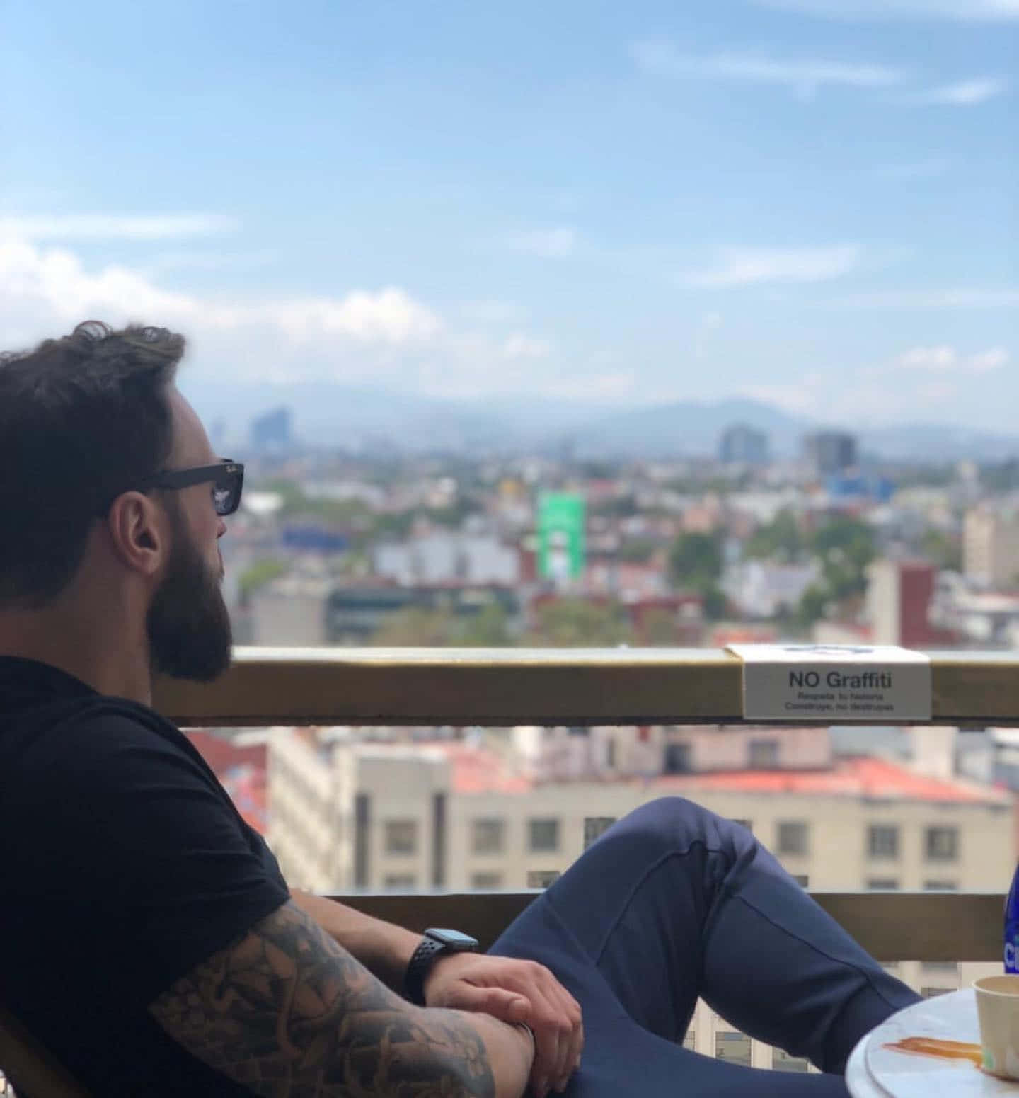 Paul Craig, balcony, cityscape, HD Phone Wallpaper