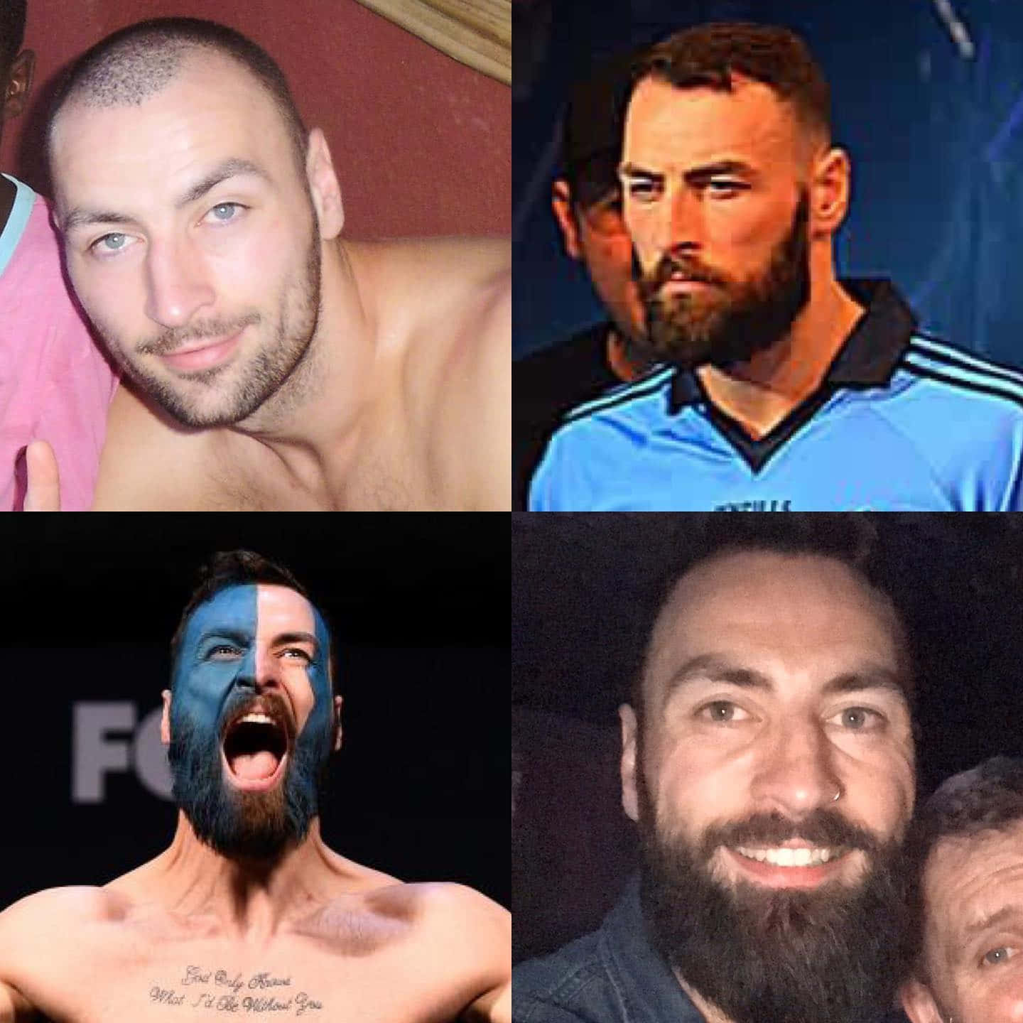 Paul Craig, beard, shirtless, HD Desktop Wallpaper