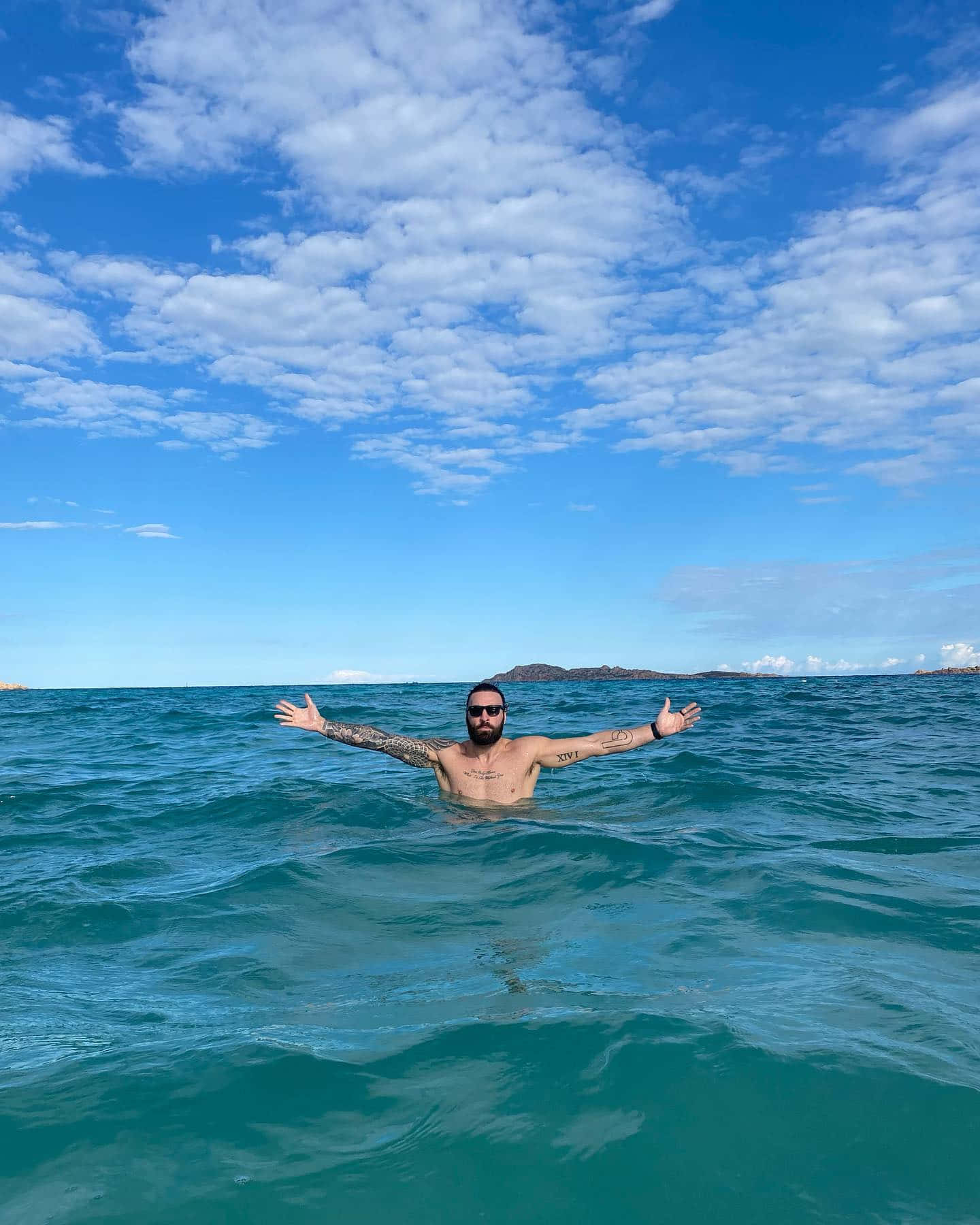 Paul Craig, turquoise ocean water, bright blue sky, HD Phone Wallpaper