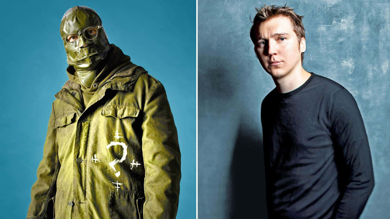 Paul Dano, olive jacket, question mark, HD Desktop Wallpaper