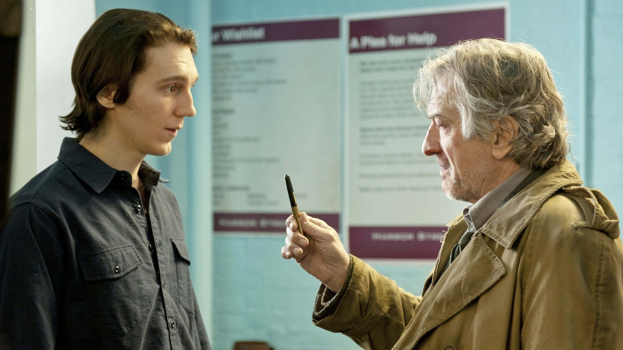 Paul Dano, hallway, clinical setting, Full HD Desktop Wallpaper