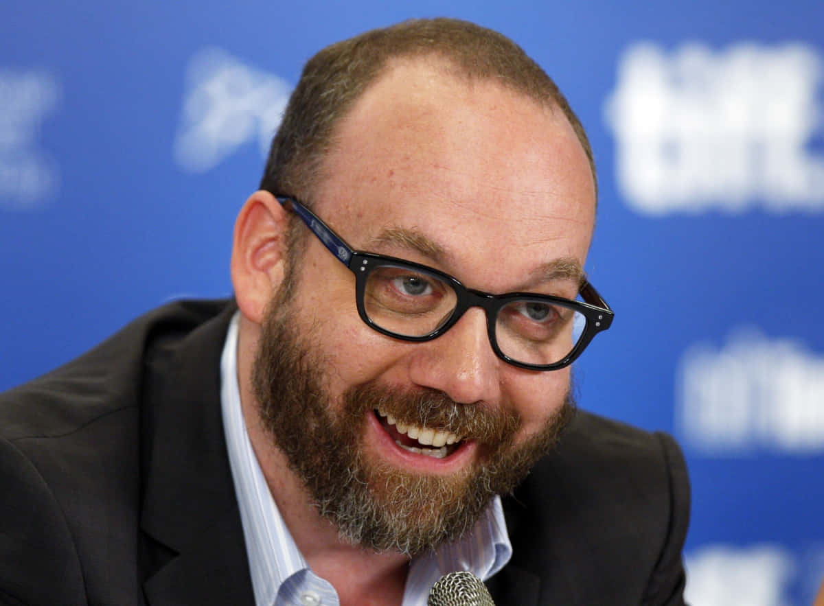 Paul Giamatti, bearded man, glasses, SD Desktop Wallpaper