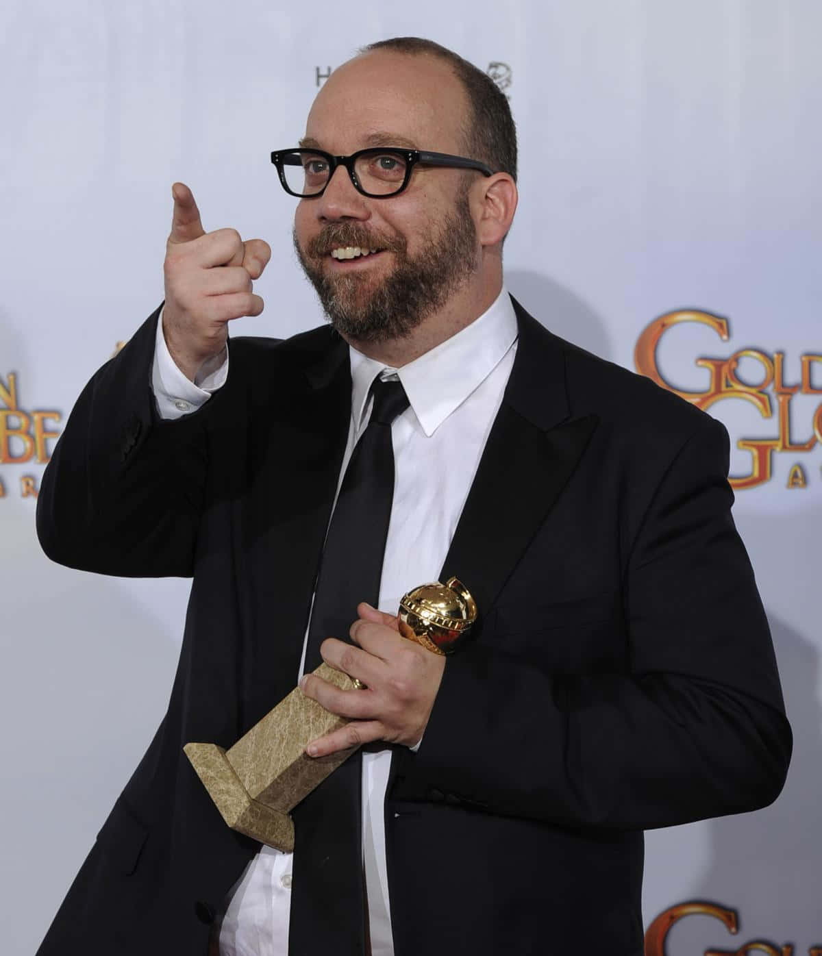 Paul Giamatti, black suit, glasses, HD Phone Wallpaper