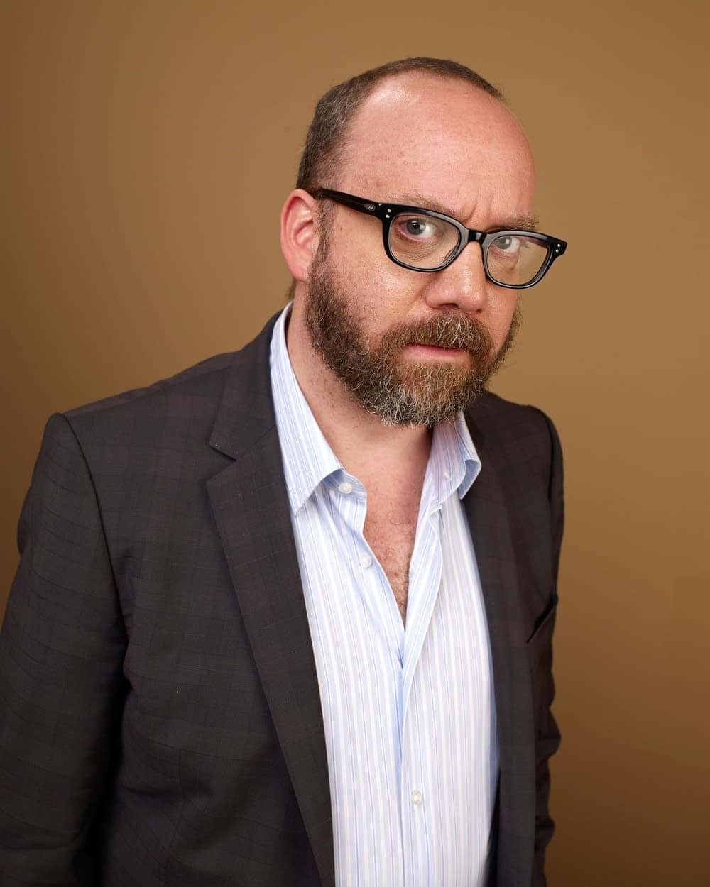 Paul Giamatti, beard, glasses, SD Phone Wallpaper