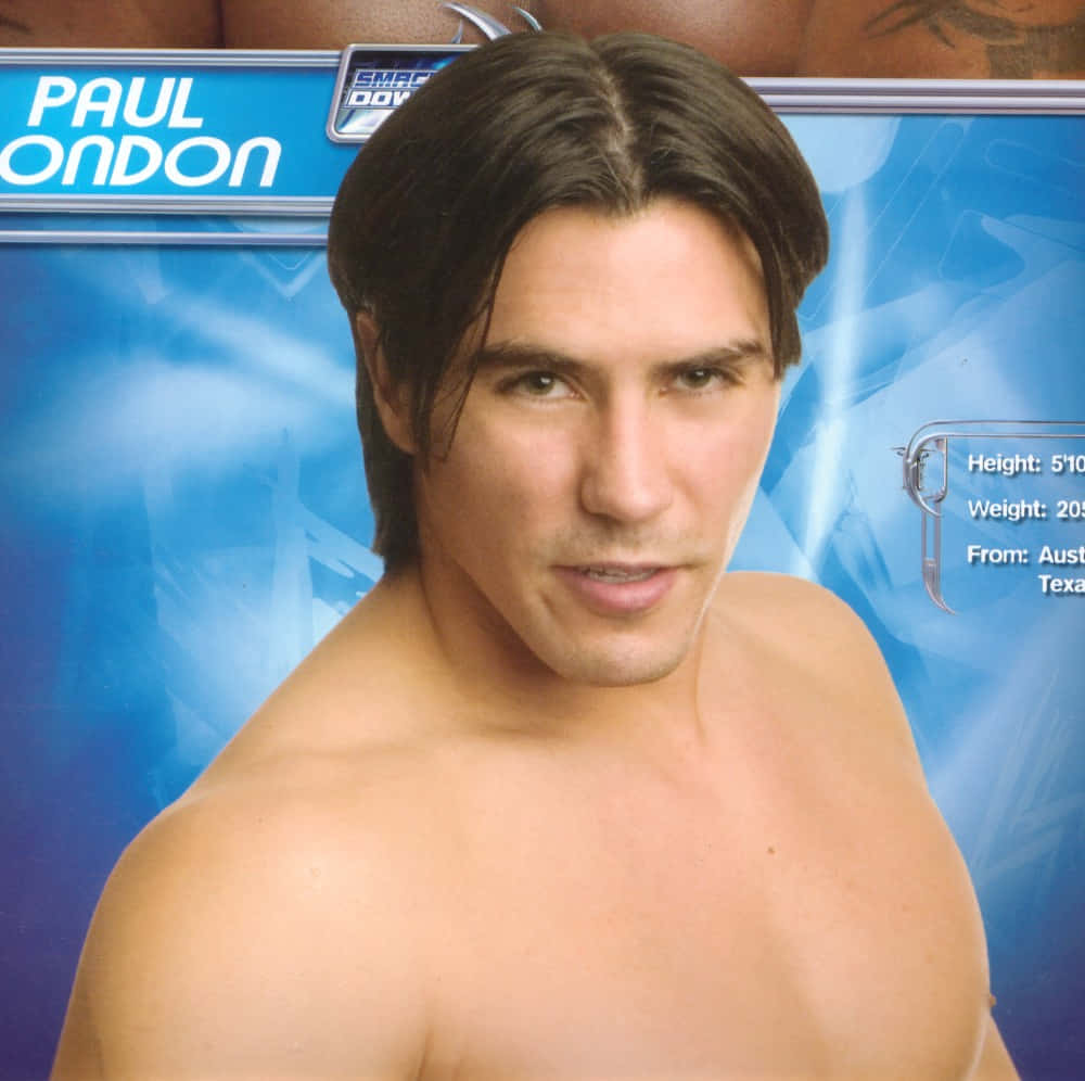 Paul London, shirtless wrestler, dark hair, SD Desktop Wallpaper