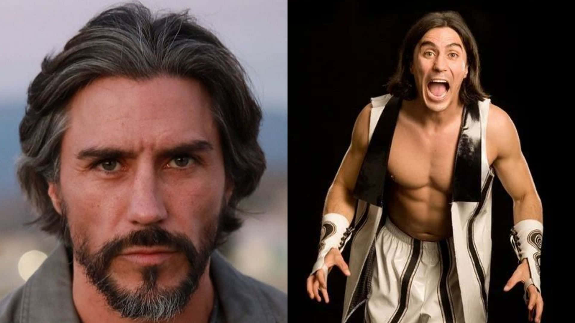 Paul London, wrestler, black and white outfit, Full HD Desktop Wallpaper
