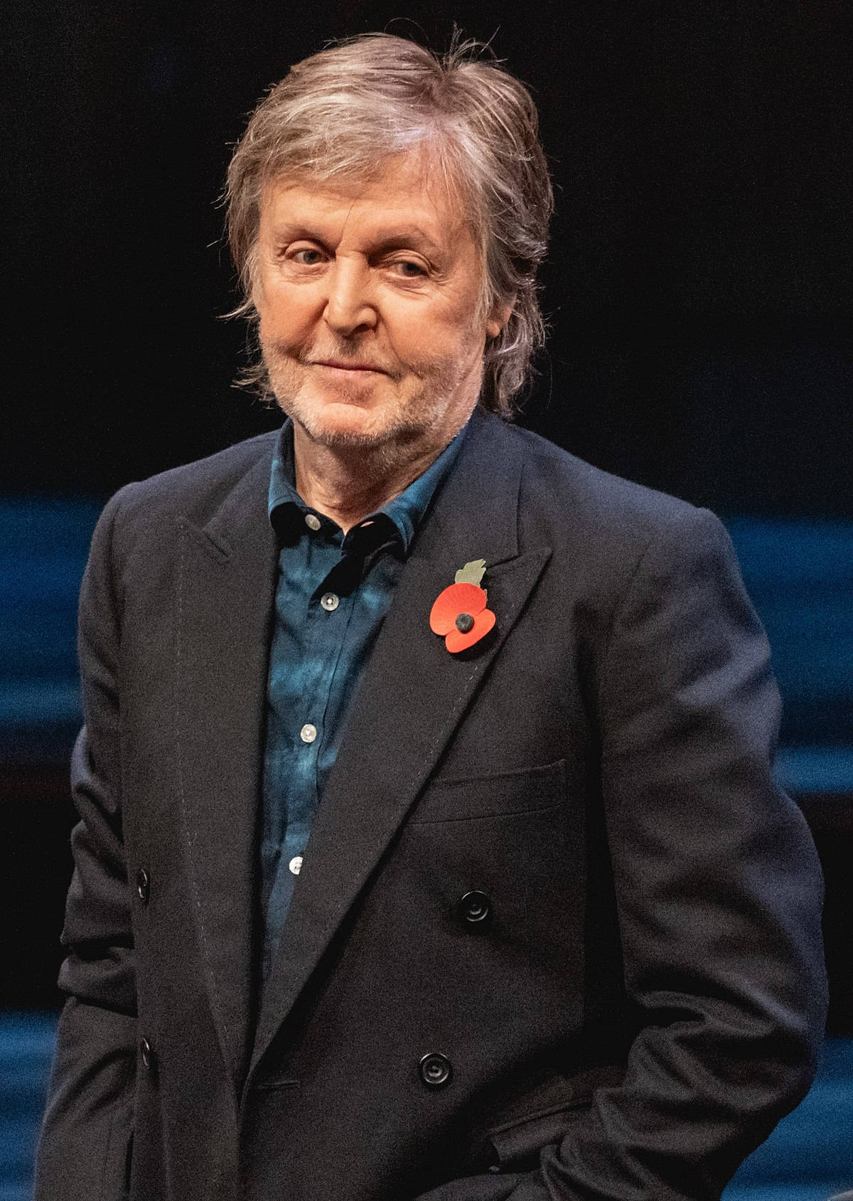 Paul McCartney, dark suit, red poppy, HD Phone Wallpaper