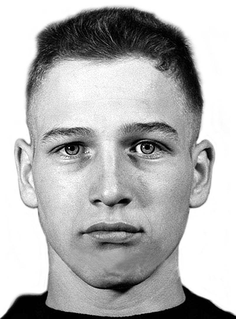 Paul Newman, black and white portrait, short hair, SD Phone Wallpaper