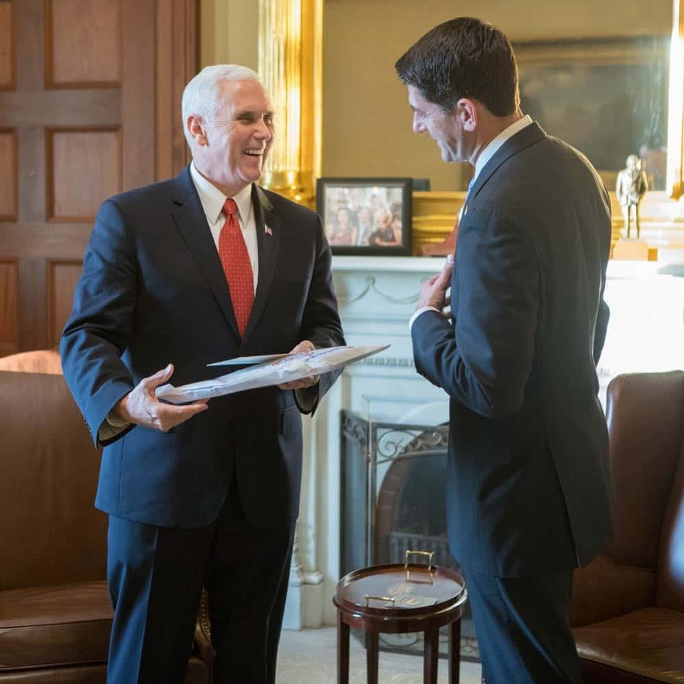 Paul Ryan, stage, formal wood-paneled office, SD Desktop Wallpaper