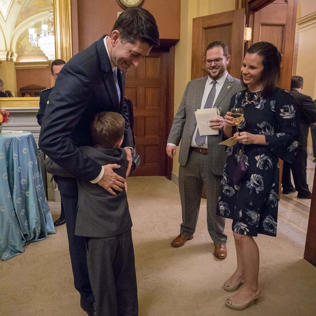 Paul Ryan, young boy, suit, SD Desktop Wallpaper