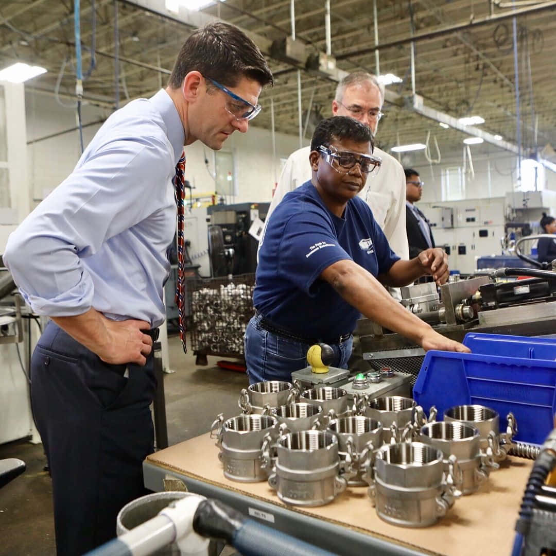 Paul Ryan, factory, production line, SD Desktop Wallpaper