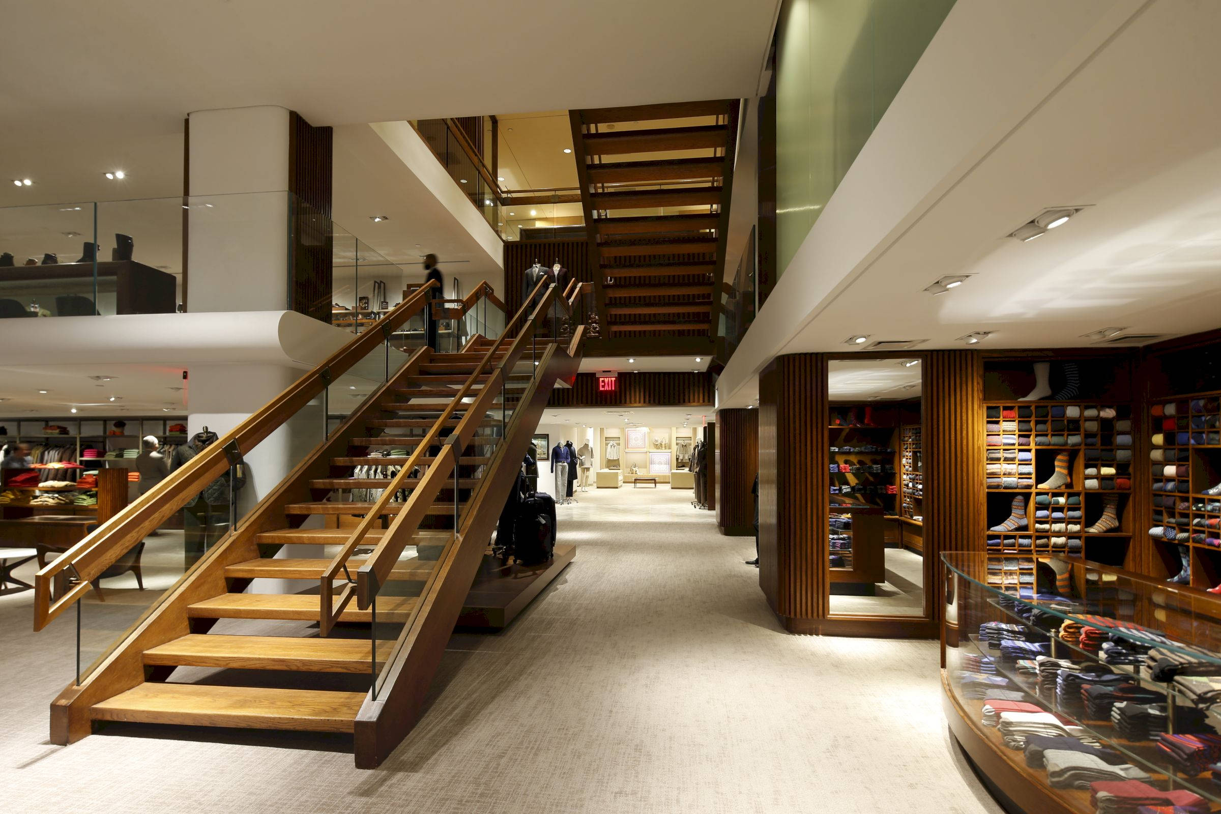 Paul Stuart, stairs, wooden staircases, Full HD Desktop Wallpaper