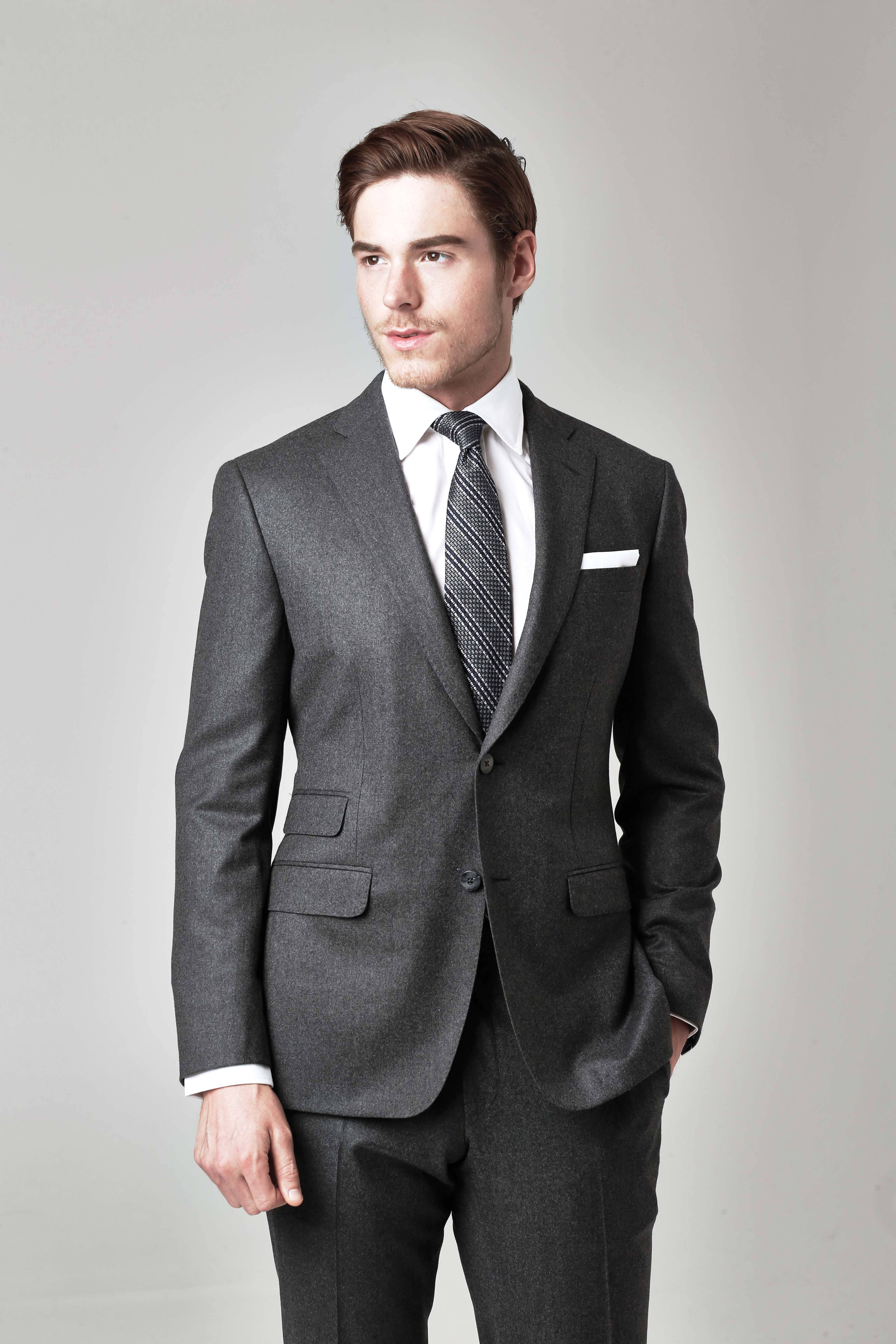 Paul Stuart, grey suit, patterned tie, 5K Phone Wallpaper