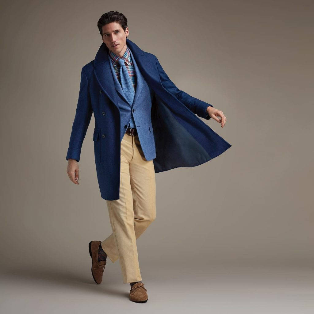 Paul Stuart, blue coat, navy blue, SD Desktop Wallpaper