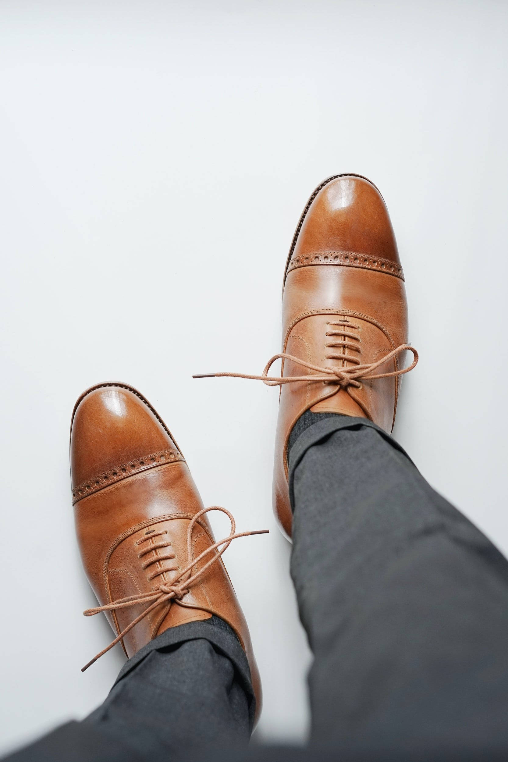 Paul Stuart, brown shoes, tan leather, Full HD Phone Wallpaper