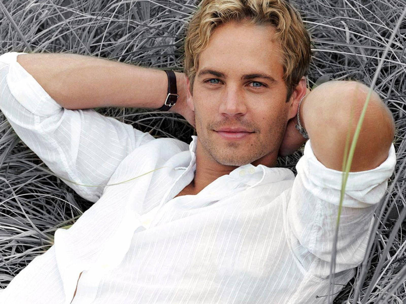 Paul Walker, blond hair, blue eyes, HD Desktop Wallpaper