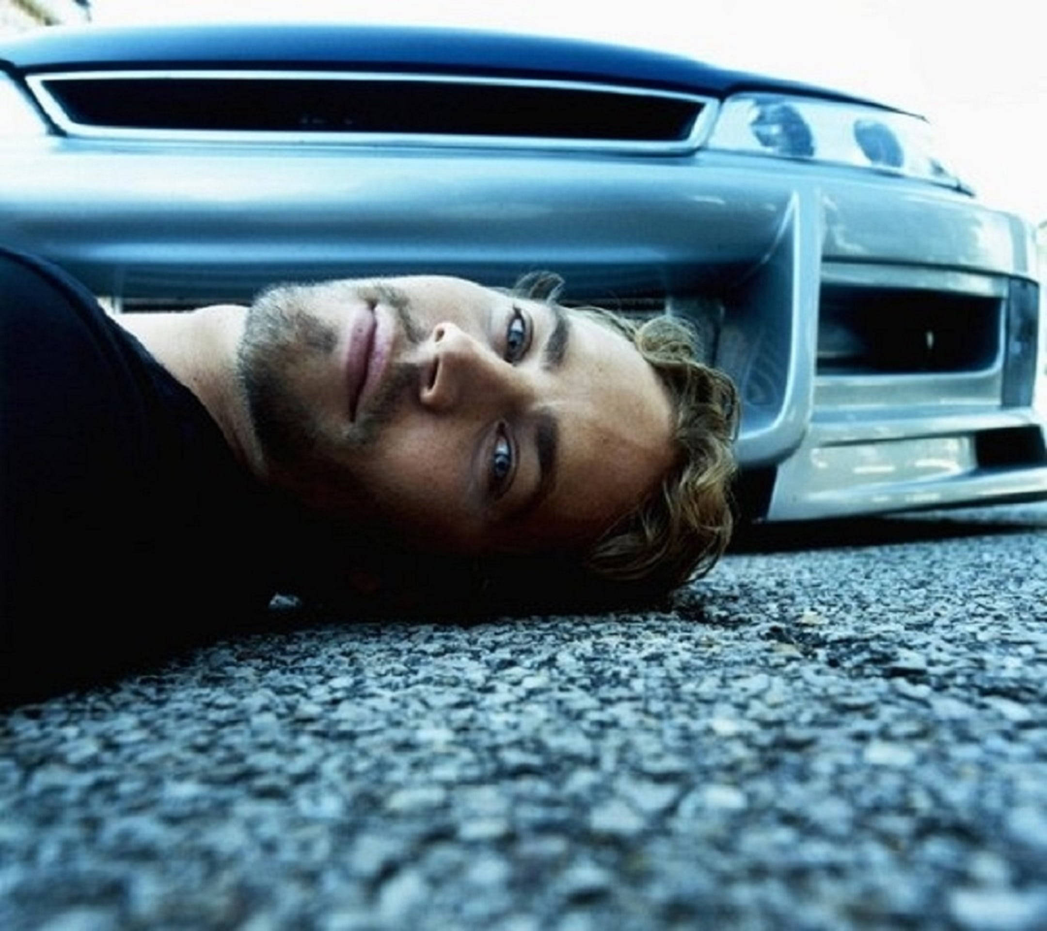Paul Walker, silver sports car, asphalt, Full HD Desktop Wallpaper