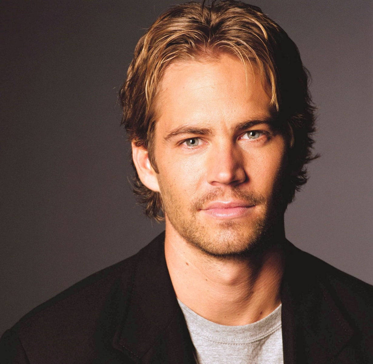 Paul Walker, black coat, light brown hair, SD Desktop Wallpaper