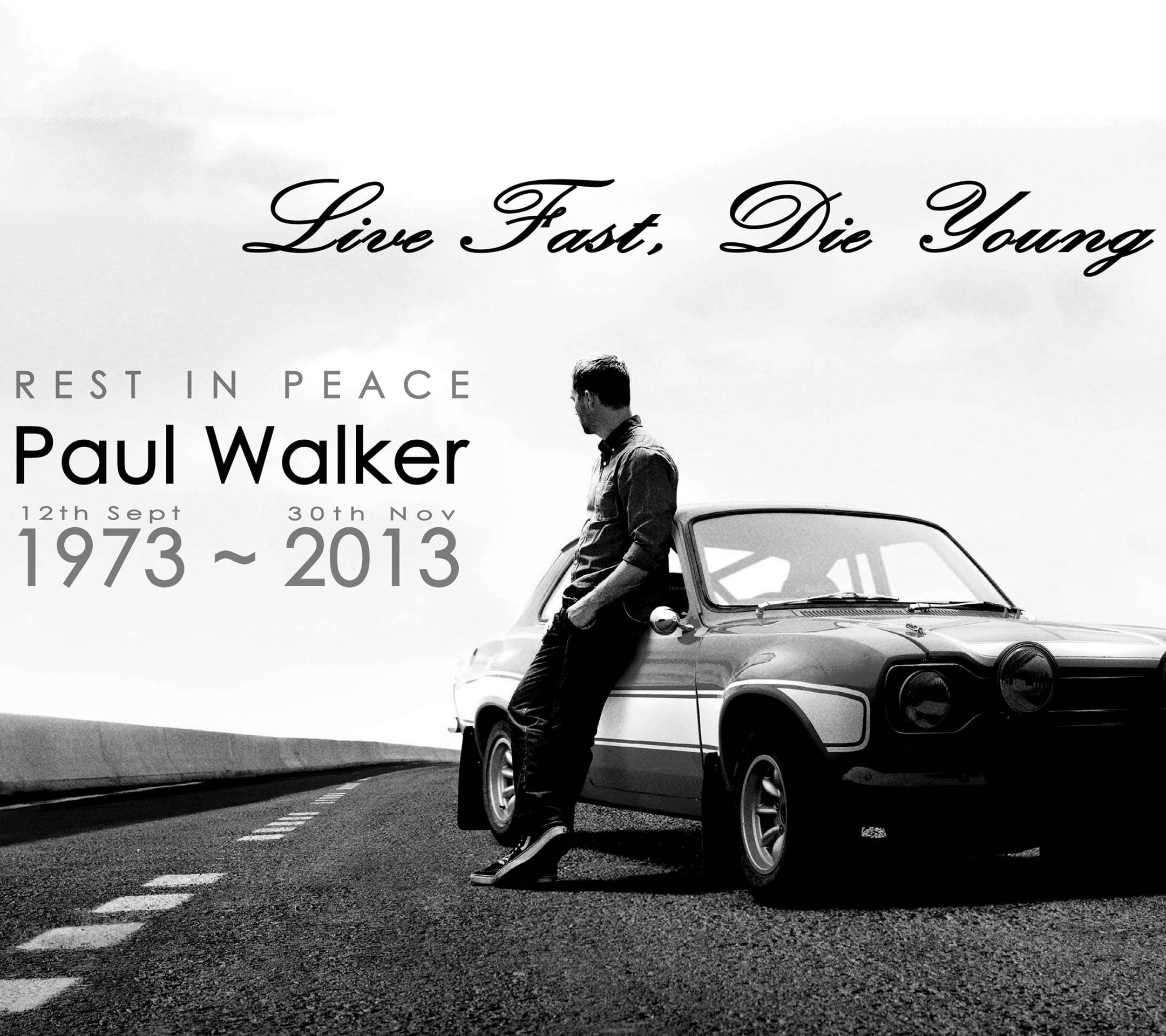 Paul Walker, vintage car, open road, Full HD Desktop Wallpaper