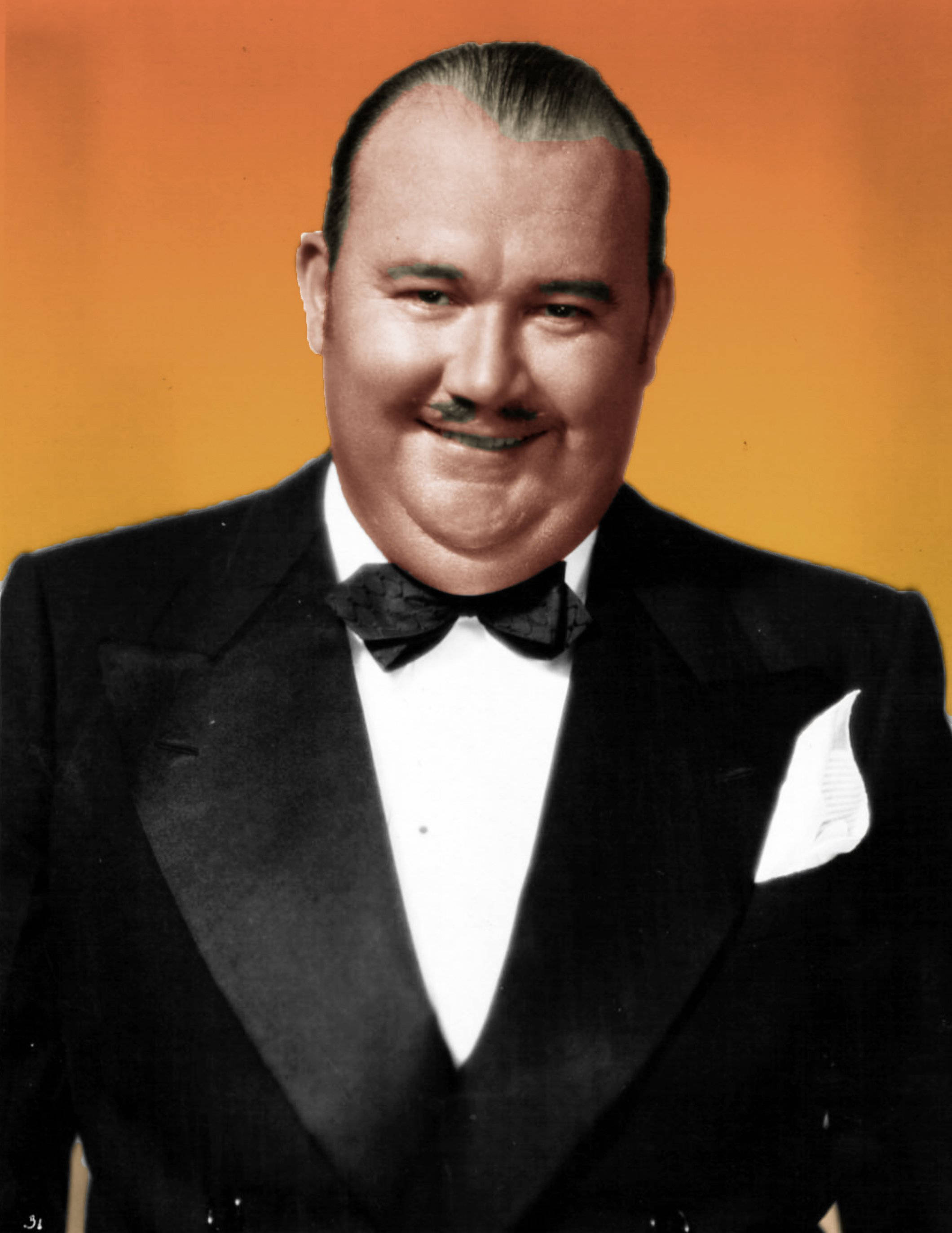 Paul Whiteman, black tuxedo, bow tie, 2K Phone Wallpaper