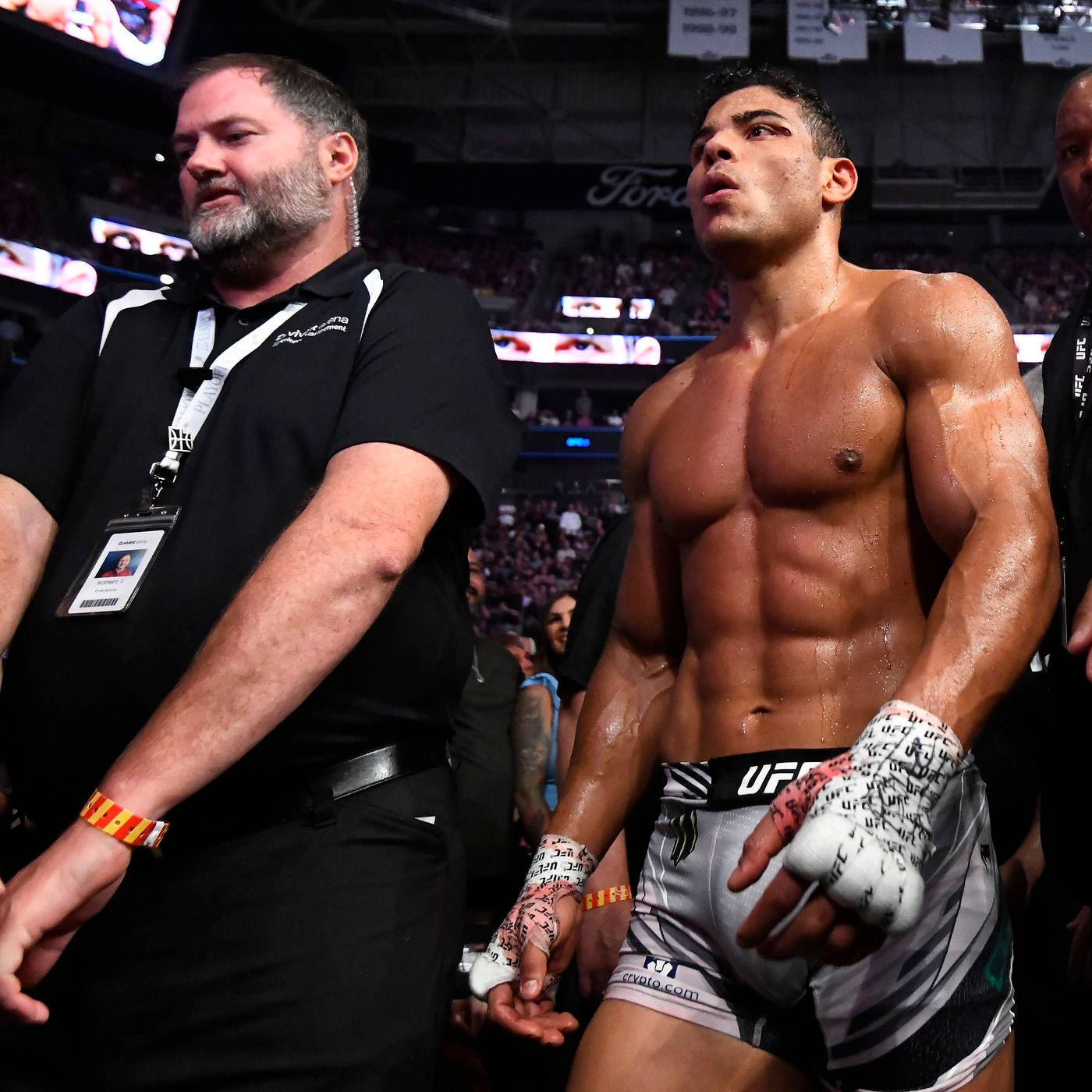 Paulo Costa, UFC fighter, branded shorts, HD Desktop Wallpaper