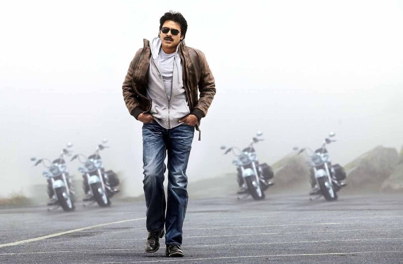 Pawan Kalyan, leather jacket, sunglasses, HD Desktop Wallpaper